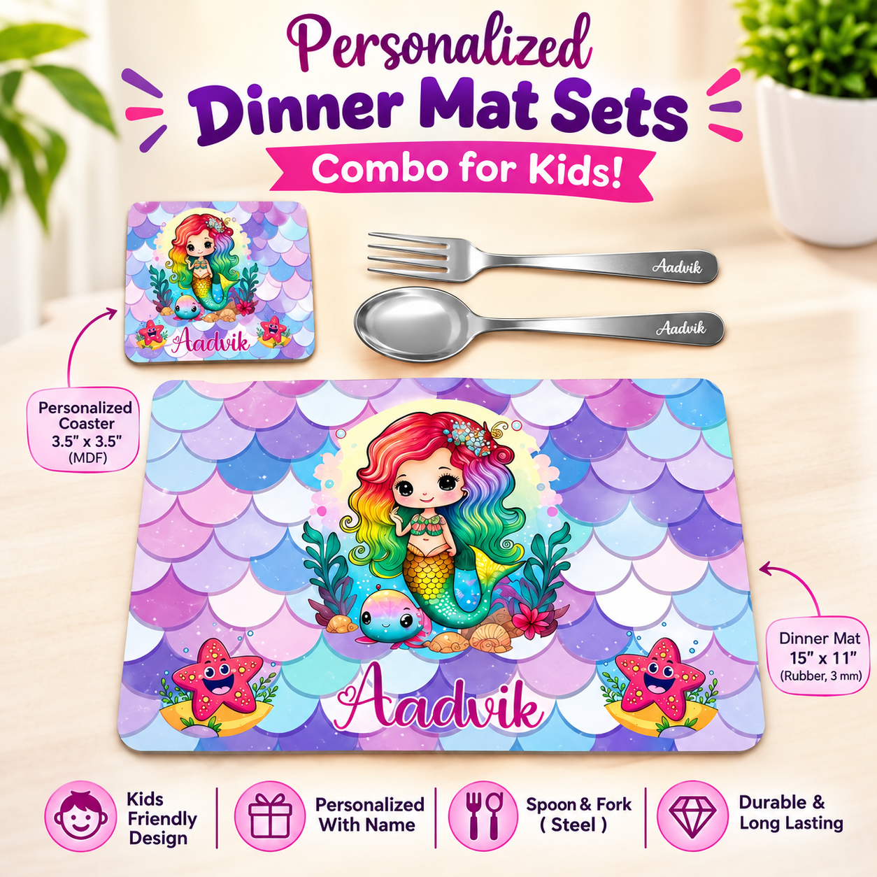 TMS1 Table Mat Set Combo